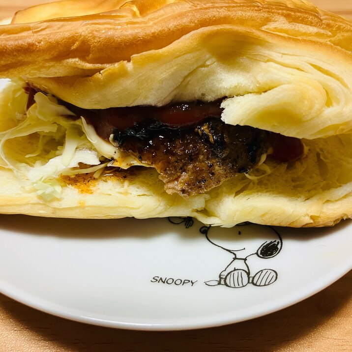 佐賀牛で作ったハンバーガー